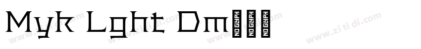 Mayeka Light Demo字体转换